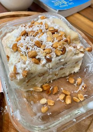 Hình của món Kem chuối yến mạch healthy.