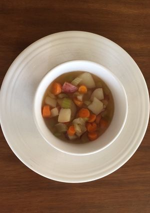 A picture of Gram's soup.