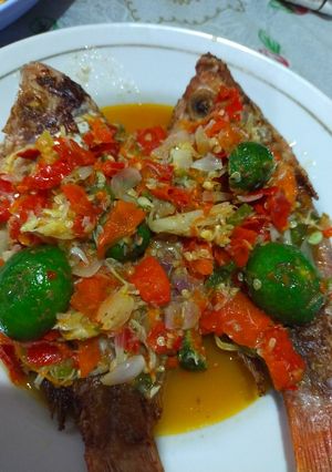 Foto resep Pecak ikan nila