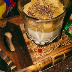 A picture of Dalgona Coffee.