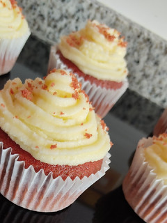 Una foto de Cupcakes red velvet