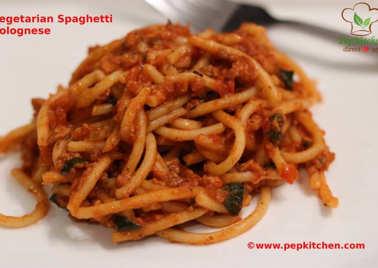 Vegetarian Spaghetti Bolognese