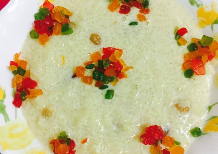 Steps to Make Perfect Rice dryfruits kheer