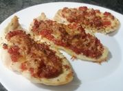 Una foto de bife a la pizza
