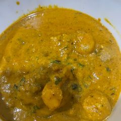 A picture of Dum Aloo.