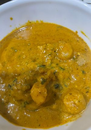 A picture of Dum Aloo.
