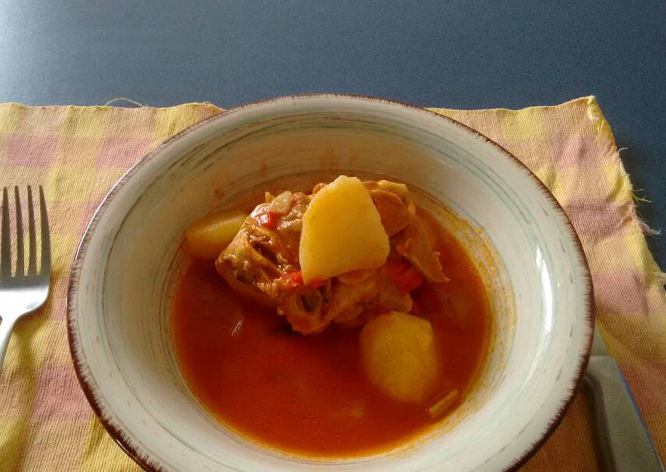 Pollo a la cacerola. ॐ