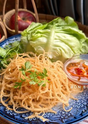 Hình của món Nem Thính Rong Sụn Chay.