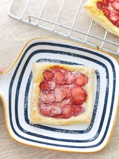 Foto resep Strawberry puff pastry