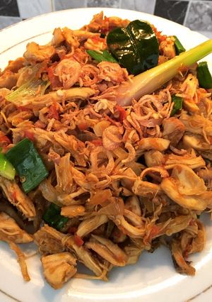 Foto resep Ayam Suwir Zuper Pedazzzz