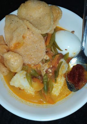 Foto resep Lontong sayur praktis
