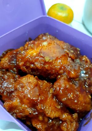 Foto resep Korean Lava Sauce Fried Chicken