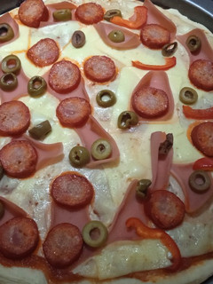 Una foto de Pizza