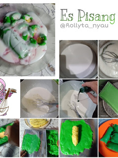 Foto resep Es Pisang Ijo