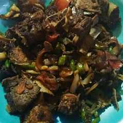 Tumis sapi bumbu sate রেসিপির প্রধান ছবি