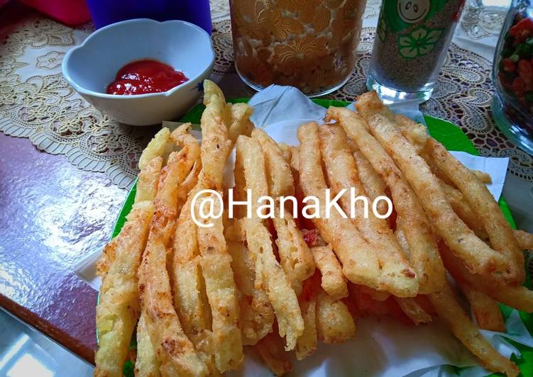 Resep Stik Kentang keju Krispy Anti Gagal