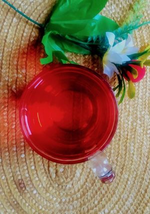 A picture of Jam e Shireen 🍷🍷.