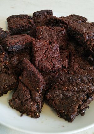 Una foto de Brownie vegano