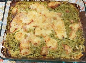 Una foto de Soufflé de brócolis y vegetales..🥦🍄🥕🌽🍅🥒🌶🥗