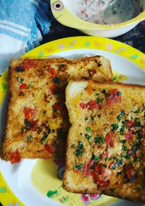 A picture of Malai Toast.