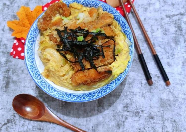 Chicken Katsu Don/チキンカツ丼 (Donburi ala jepang)