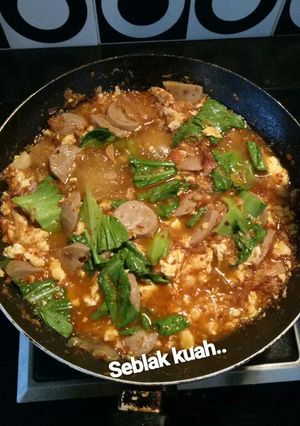 Foto resep Seblak kuah merah pedas