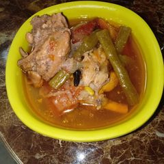 A picture of Chicken stew.