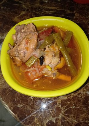 A picture of Chicken stew.