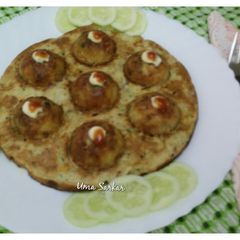 Cheese rawa appe omelette A picture of Cheese rawa appe omelette.