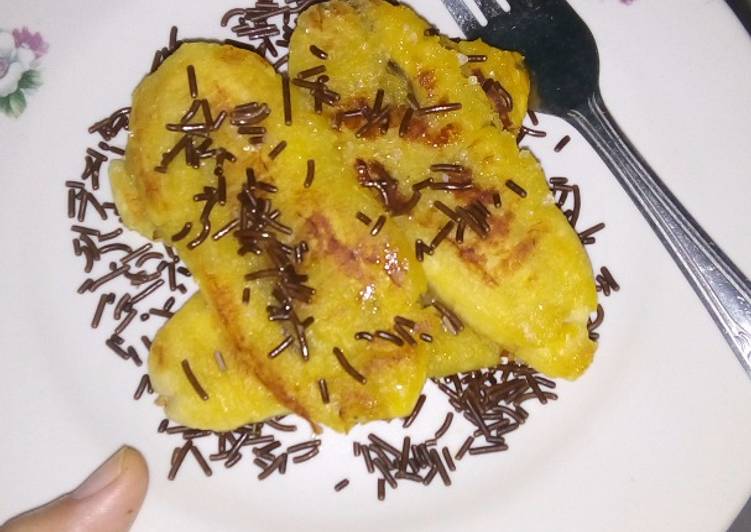 Pisang bakar mudah dan ekonomis