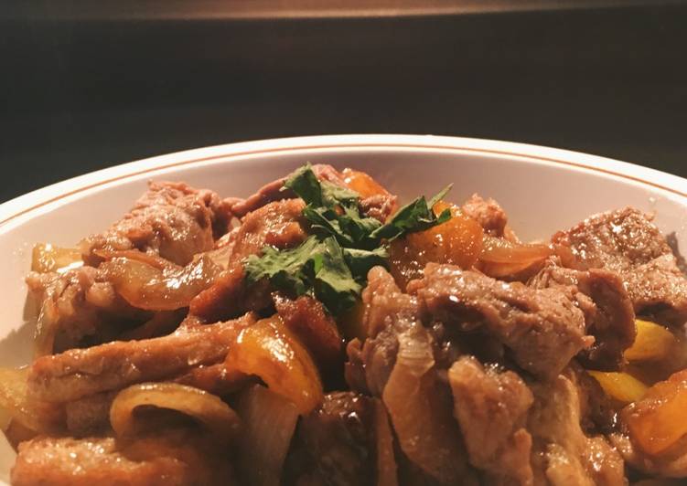 Beef and tofu teriyaki