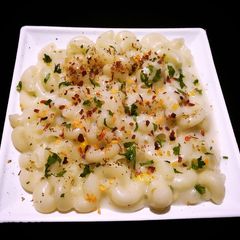 A picture of White sauce macaroni.