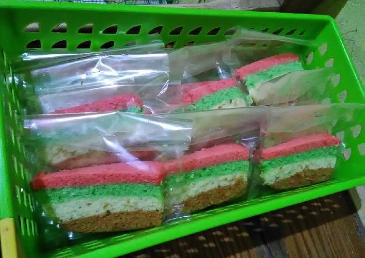 Bolu kukus lapis enak &amp; lembut