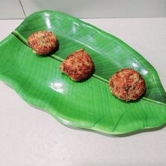 A picture of Tofu-Rice bites.