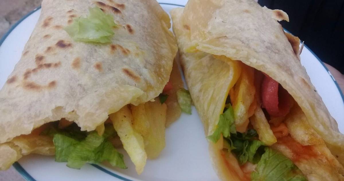 Homemade wrap Recipe by Susan Cookpad