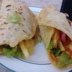A picture of Homemade wrap.