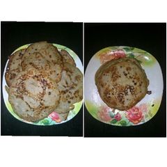 A picture of Delicious plantain pan cake.