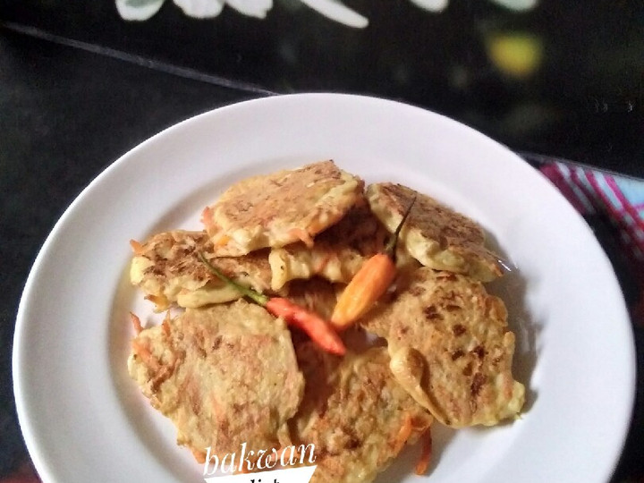 Resep: Bakwan diet Rumahan