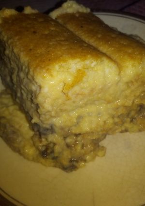 Una foto de Postre de flan y vainillas