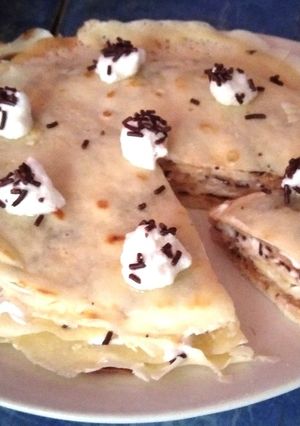 Foto resep Honey Raisin Mile Crepes rumahan #TantanganPertamaku II