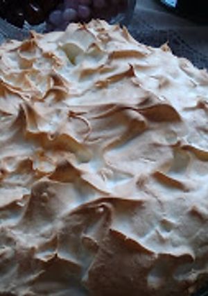 Una foto de Pastel de limón (lemon pie)
