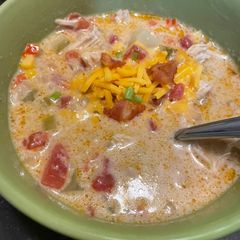 A picture of Chicken Corn chowder.