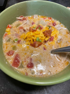 A picture of Chicken Corn chowder.