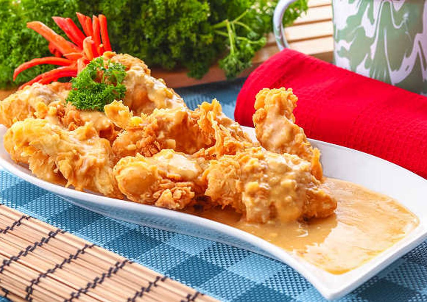 Resep Dori Crispy Telur Asin