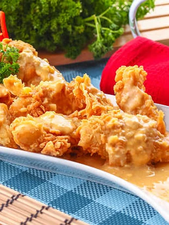 Cara Gampang Membikin Resep  Resep Dori Crispy Telur Asin yang Enak Banget, Enak Banget