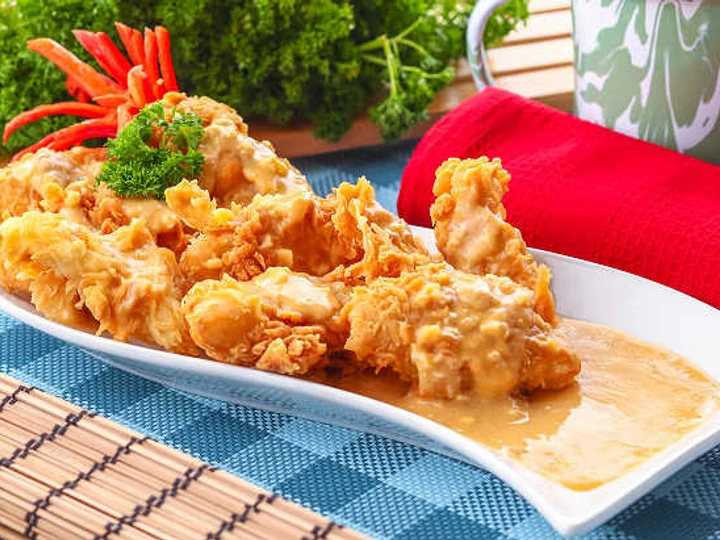 Cara Gampang Membikin Resep  Resep Dori Crispy Telur Asin yang Enak Banget, Enak Banget