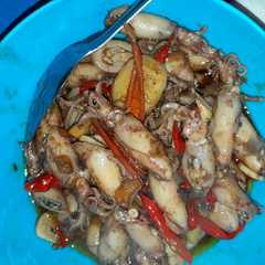 รูปของ Cumi asin Asam manis