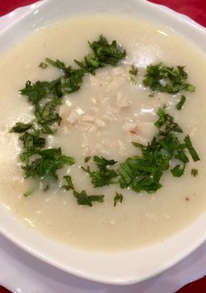 Una foto de Crema de pollo 🐥