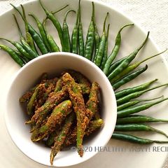 Stuffed Green Chillies A picture of Stuffed Green Chillies.