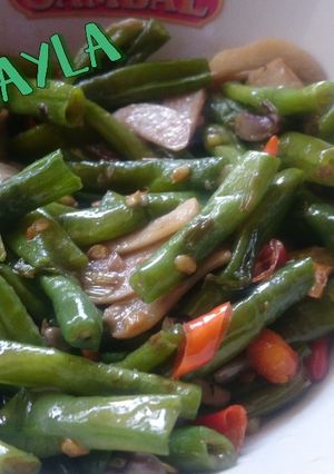 Foto resep Oseng kacang panjang